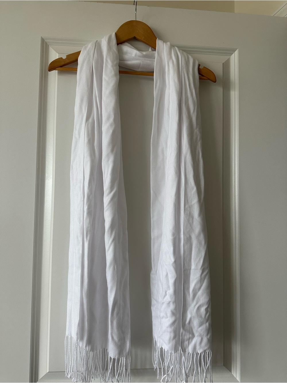 White Lightweight Scarf Wrap - Versatile Women’s Accessory